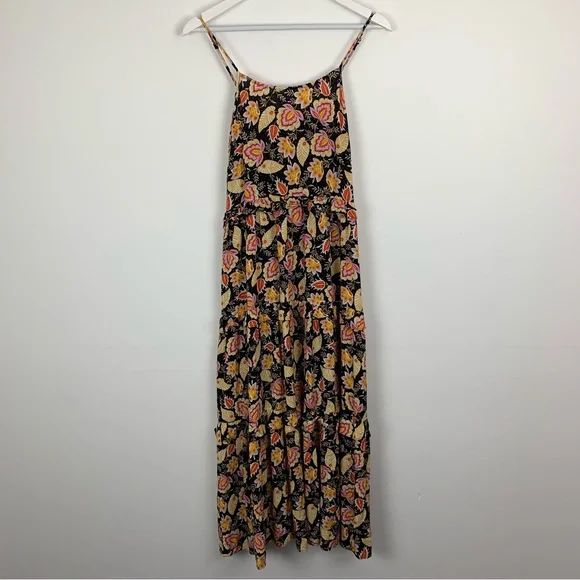 loft beach maxi dress LOFT Beach Triple Cloth Mixed Media Maxi Pocket Dress
